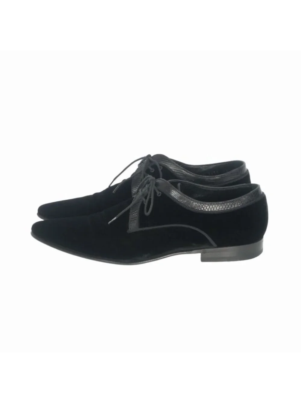 Dolce & Gabbana Velour Dress Shoes 6.5 Black